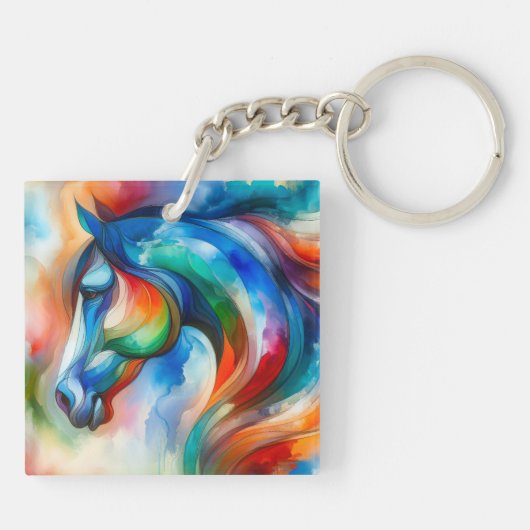 Pferd Sleutelhanger (Achterkant)