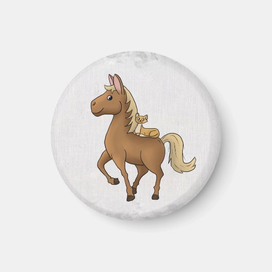 Pferd und Katze Magneet (Voorkant)