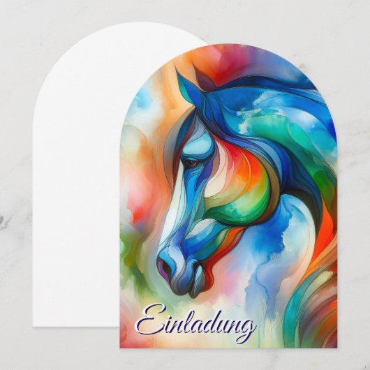 Pferdchen kaart (Voorkant / Achterkant)