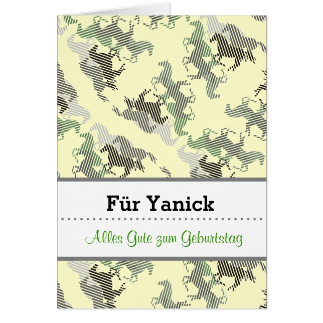 Pferde Geburtstagskarte (Devant)