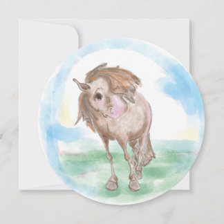 Pferde Karte für Pferde-und Ponyliebhaber Feestdagenkaart