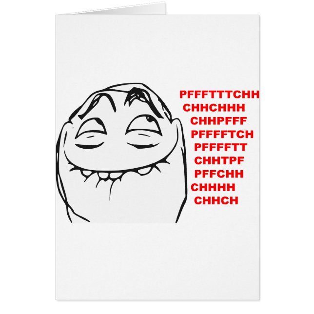 PFFTCH Laughing Rage Face Comic Meme (Voorkant)