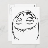 PFFTCH Laughing Rage Face Comic Meme Briefkaart (Voorkant / Achterkant)