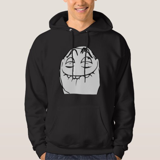 PFFTCH Laughing Rage Face Comic Meme Hoodie (Voorkant)
