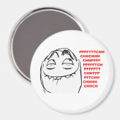 PFFTCH Laughing Rage Face Comic Meme Magneet (Voorkant / Achterkant)