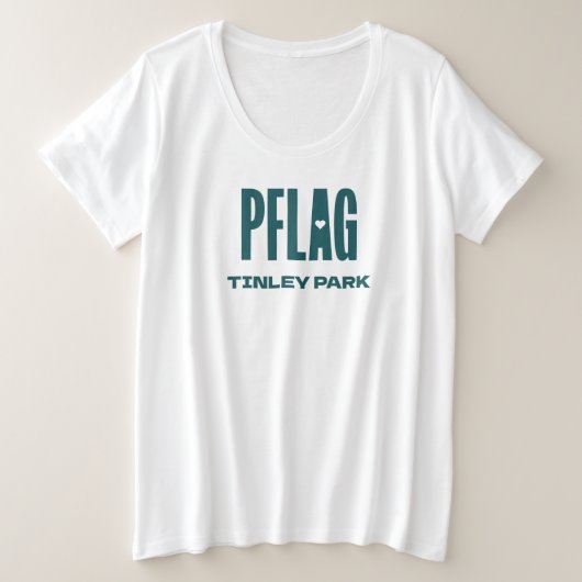 PFLAG Tinley Park Plus Taille Chemise femme (Design devant)