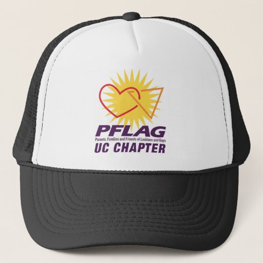 PFLAG UC Trucker Hat Pet (Voorkant)