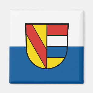 Pforzheim vlag stad Duitsland symbool embleem leeu Magneet
