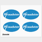 Pfraudster - Pfizer Classic Logo Parodie Stickers (Vel)