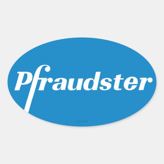 Pfraudster - Pfizer Classic Logo Stickers Parodie (Devant)