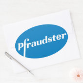Pfraudster - Pfizer Classic Logo Stickers Parodie (Enveloppe)