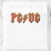 PG/VG RECHTHOEKIGE STICKER (Tas)