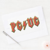 PG/VG RECHTHOEKIGE STICKER (Envelop)