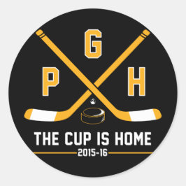 PGH - De beker is thuis Ronde Sticker
