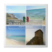 PGL022 PUNTA PROSCIUTTO, Apulië, Tegeltje (Voorkant)