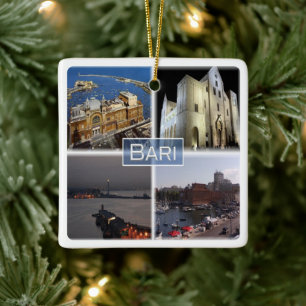 PGL023 BARI, Apulië, Italië, Europa Keramisch Ornament