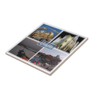 PGL023 BARI, Apulië, Italië, Europa Tegeltje