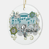 PGroei Henna Design Keramisch Ornament (Links)