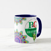 PGTips tea mok. Paul & Gary's Kind verlichte tips. Mok (Voorkant rechts)