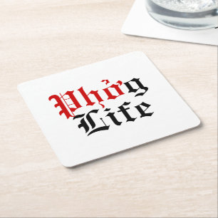 Phở g Life Vierkante Kartonnen Onderzetter