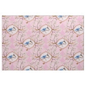 PH&D Bluebird Vignette Toile tissu Iris rose (Yard)