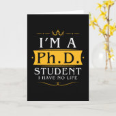 Ph. D. Studenten Kaart (Gele Bloem)