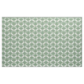 PH&D Tissu Damas d'antiquité vert foncé/blanc (Yard)