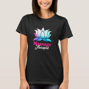 Ph Massage Therapist Costume Lotus Therapy T-shirt