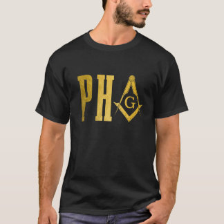 Pha Prince Hall Mason Freemason Masonic Square & C T-shirt