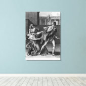 Phaedra, Oenone en Hippolytus Canvas Afdruk (Insitu (Houten vloer))