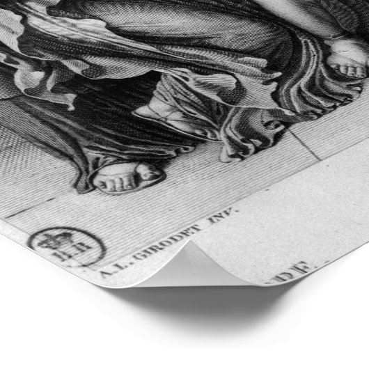 Phaedra, Oenone en Hippolytus Poster (Hoek)