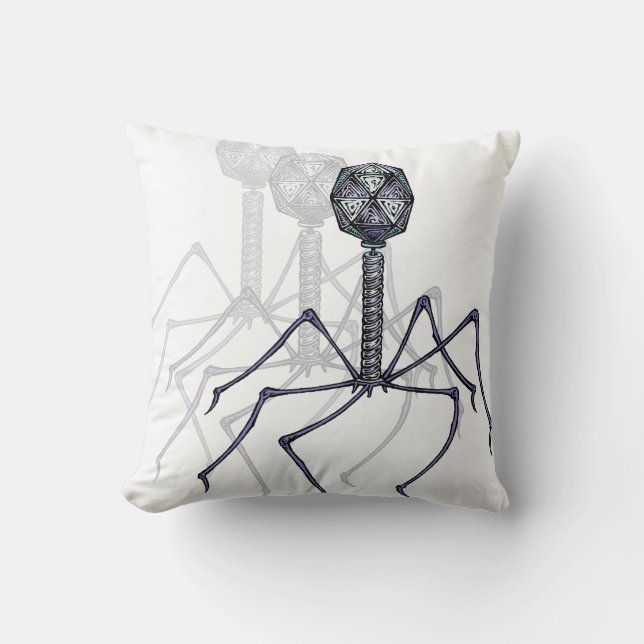 Phage Pillow Kussen (Voorkant)