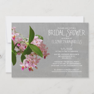 Phalaenopsis Orchid Bridal Shower Invitations Kaart