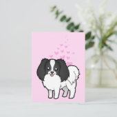 Phalene/de Japanse Liefde van de Kin Briefkaart (Staand voorkant)