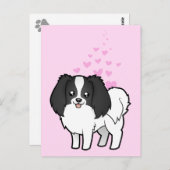 Phalene/de Japanse Liefde van de Kin Briefkaart (Voorkant / Achterkant)