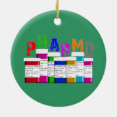 PhamD Prescription kerstversiering Keramisch Ornament (Achterkant)