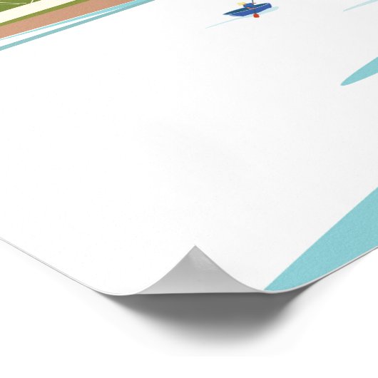 Phan Thiet vietnam | Affiche de voyage (Coin)