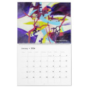 Phantasies couleur Abstraites - Calendrier des bea (Jan 2026)