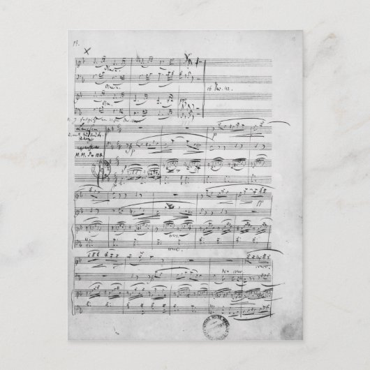 Phantasiestucke, Opus, voor piano Briefkaart (Voorkant)