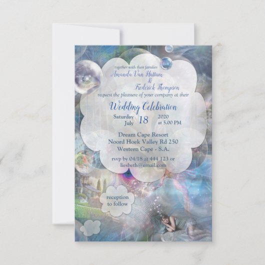 Phantasmagoria Fantasy Wedding Bedankkaart (Voorkant)