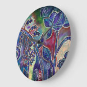 Phantasmagoric Lotus Flower Garden Grote Klok (Hoek)