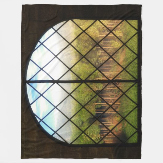 Phantasta's: Borders van onfeilbare grond, grieppa Fleece Deken (Voorkant)