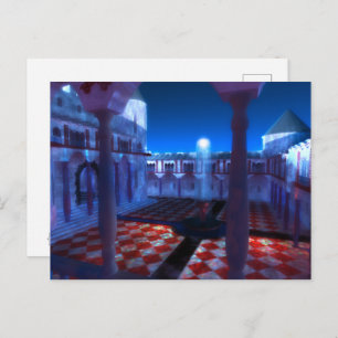 Phantastes: Courtyard of the Palace Briefkaart