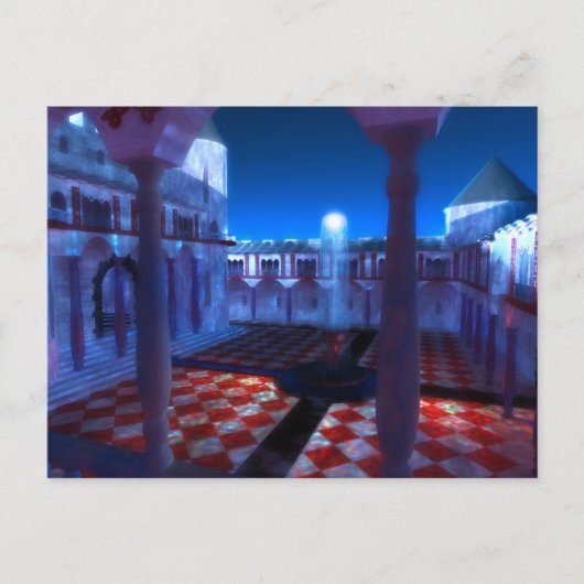 Phantastes: Courtyard of the Palace Briefkaart (Voorkant)
