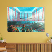 Phantastes: de fairy Bath Canvas print (Insitu (Woonkamer))