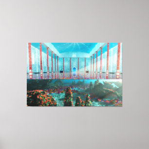 Phantastes: de fairy Bath Canvas print
