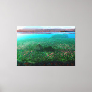 Phantastes: De Island Cottage Canvas Print