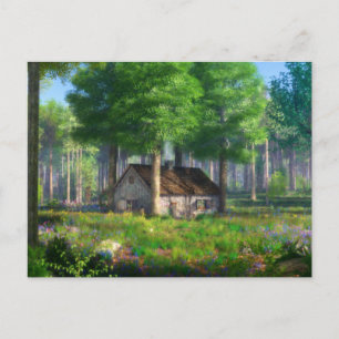 Phantastes: Het bos huisje Briefkaart
