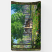 Phantastes : La bannière du chalet forestier (Vertical)