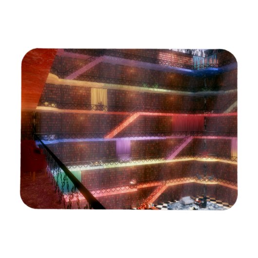 Phantastes : La Bibliothèque du Palais Magnet flex (Horizontal)